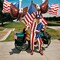 4 PCS American Flag Balloons Eagles Balloon, Large 3D Eagle Balloon Patriotic Balloons for 4th of July Party Decorations Red White Blue Decorations
